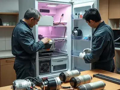 冷蔵庫コンプレッサー交換