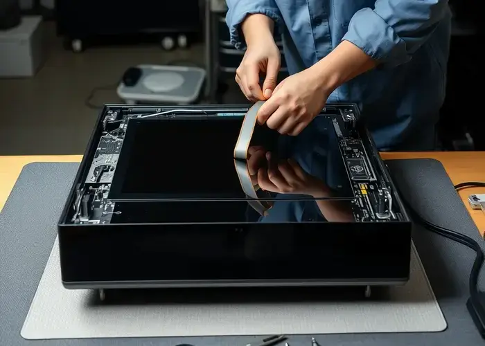 テレビの分解修理